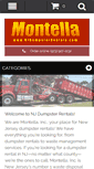 Mobile Screenshot of njdumpsterrentals.com